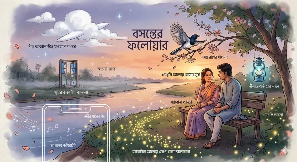 ” বসন্তের ফলোয়ার “। কিশোর মজুমদার। Kishore Majumder Poetry